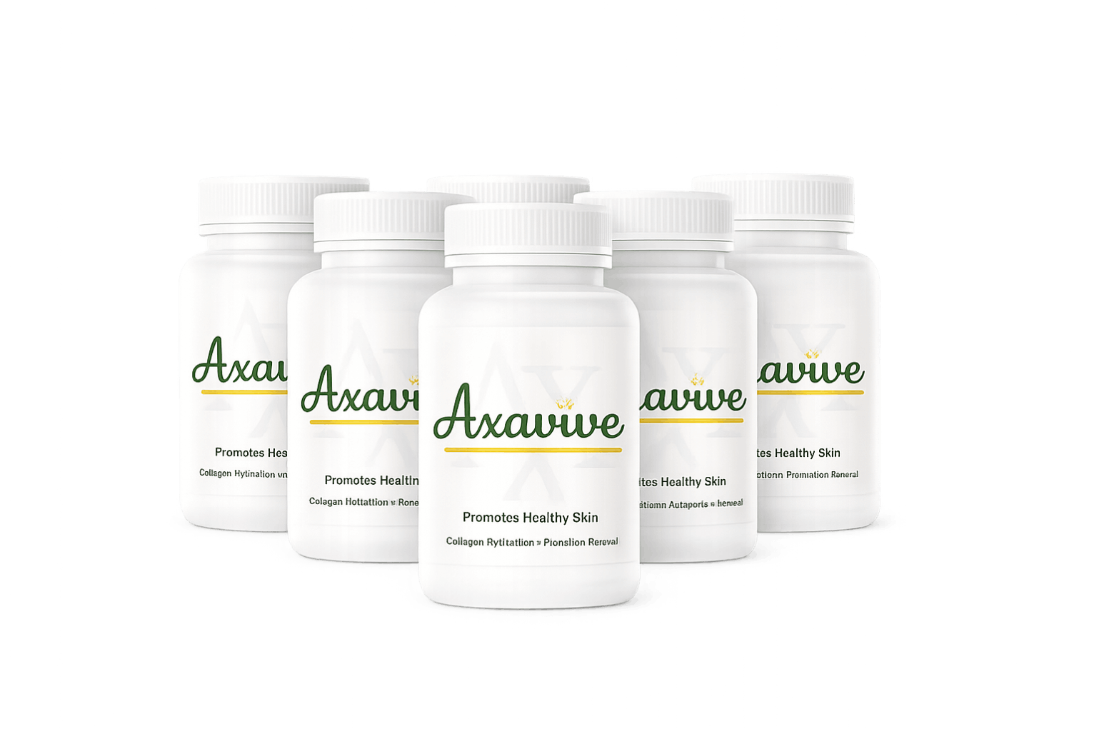 Axavive 6 bottle 180 day supply for collagen support hydration and firmer looking skin
