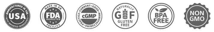 Axavive quality seals USA made FDA inspected cGMP gluten free BPA free non GMO skin supplement
